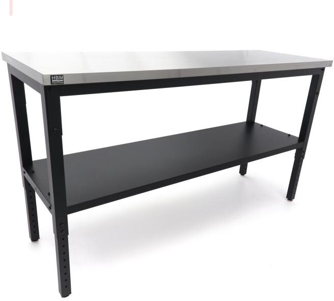 HBM arbejdsbænk rustfrit stål 182 cm