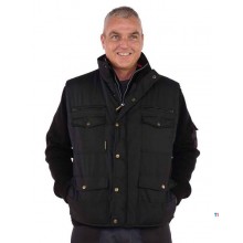 Storvik Pocket Bodywarmer Negro - S - Poliéster/Algodón.