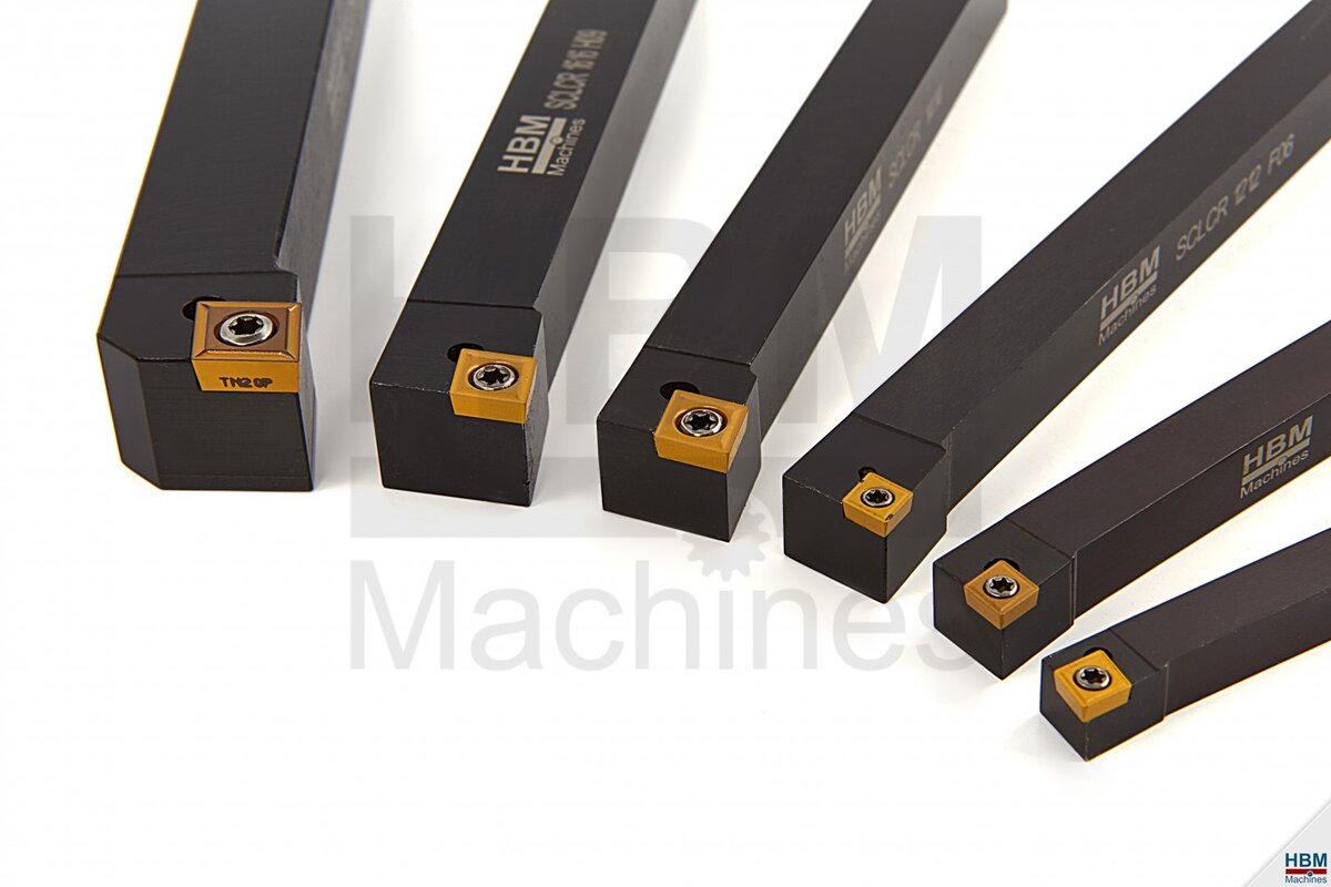 HBM-Messer Meißel Rechts mit HM-Einsatz