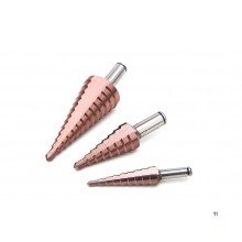 Hbm 3-delad HSS - 5% koboltstegsborrsats / stegborrsats