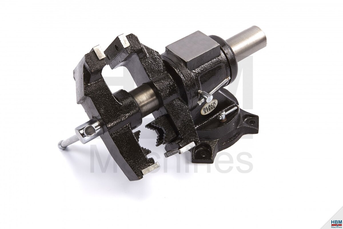 Svart stålrørklemme / skrue Svart stålrørklemme / skrue