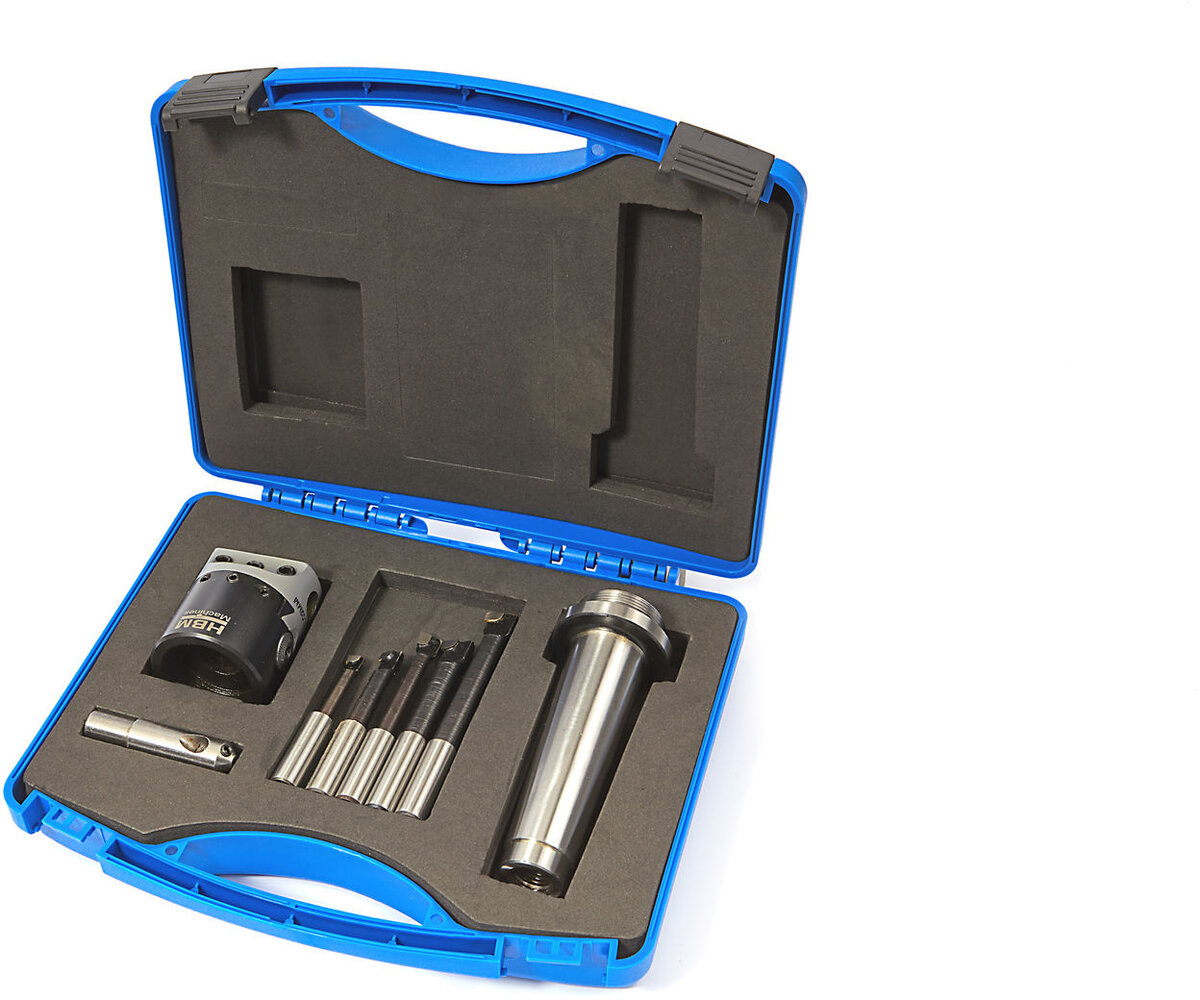 Hbm 50 mm. mc4 tråkigt huvud med 5 hbm mejslar och flycutter