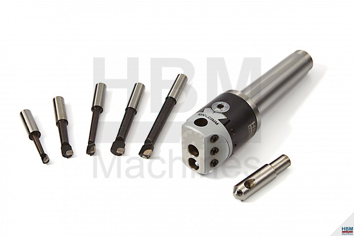 Hbm 50 mm. mc4 tråkigt huvud med 5 hbm mejslar och flycutter