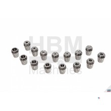 HBM 15 stykke ER 25 kollettsett HBM 15 stykke ER 25 kollettsett