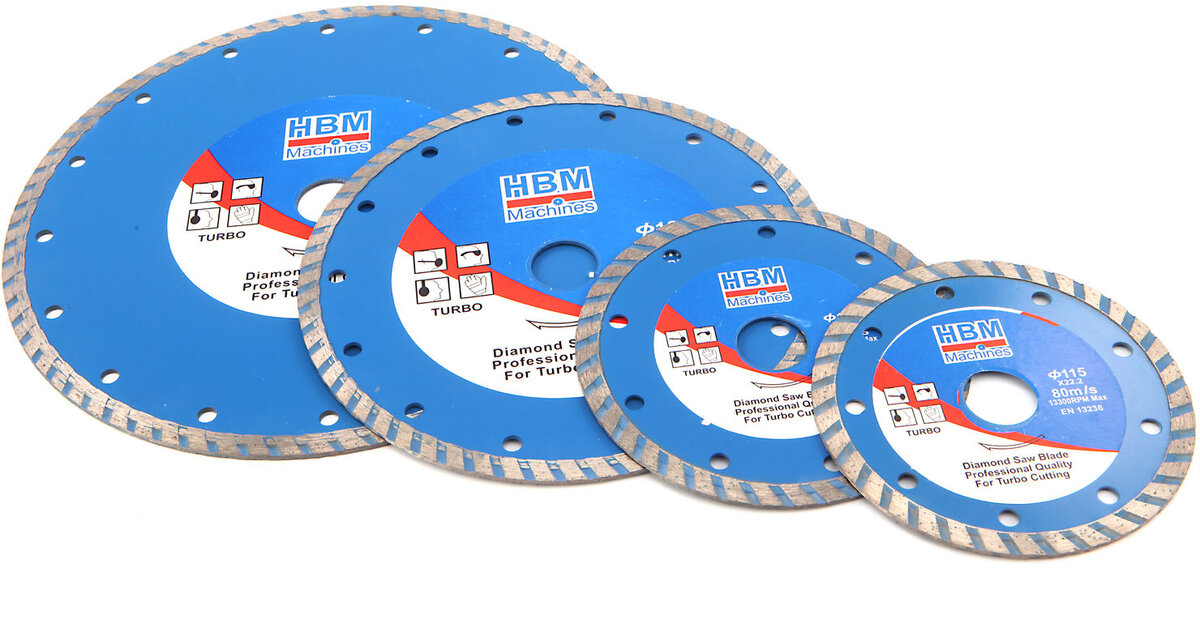 HBM 125 mm Diamond Cutting Disc Turbo