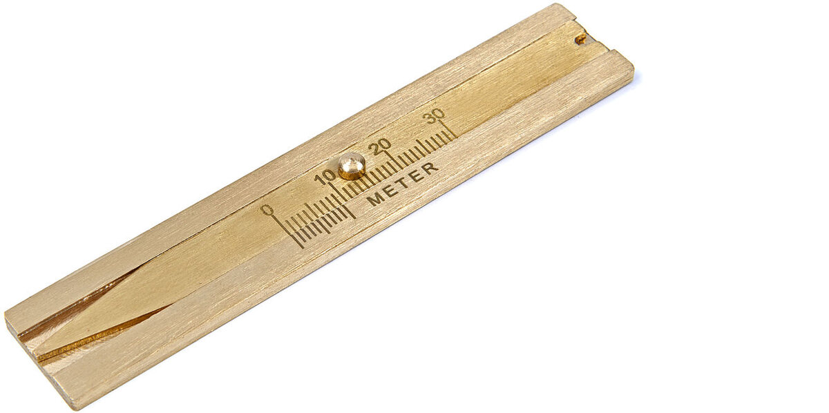 HBM 0 - 30 mm Messing-Analog-Reifenprofilmesser HBM 0 - 30 mm Messing-Analog-Reifenprofilmesser