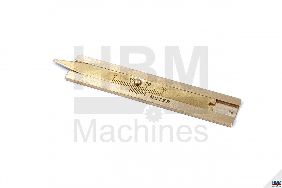 HBM 0 - 30 mm Messing-Analog-Reifenprofilmesser HBM 0 - 30 mm Messing-Analog-Reifenprofilmesser