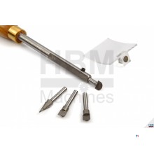 HBM Wood Turning Tool med 4 forskjellige HM-poeng HBM Wood Turning Tool med 4 forskjellige HM-poeng