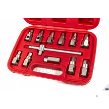 HBM 12 Piece Carterplug socket sett