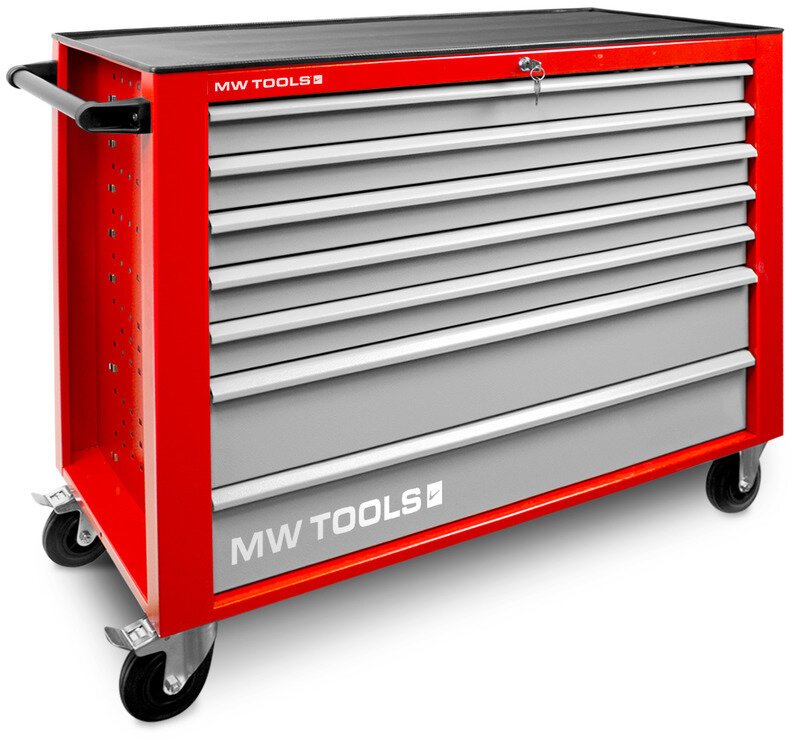 Gefüllter breiter Werkzeugwagen XL 514-teilig MW Tools Gefüllter breiter Werkzeugwagen XL 514-teilig MW Tools