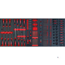 Gefüllter breiter Werkzeugwagen XL 514-teilig MW Tools Gefüllter breiter Werkzeugwagen XL 514-teilig MW Tools