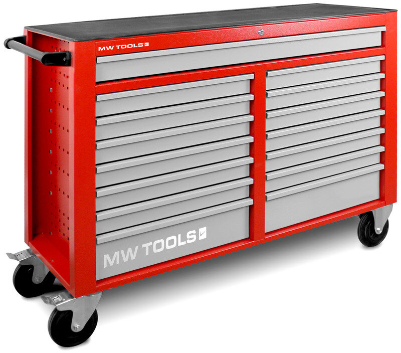 Gefüllter breiter Werkzeugwagen XL 514-teilig MW Tools