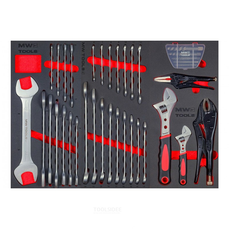 Fyldt bred værktøjsvogn XL 514 dele MW Tools