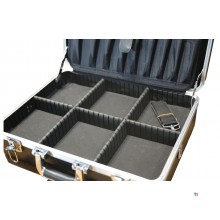 ABS værktøjskuffert med hjul 400x480x210mm MW Tools