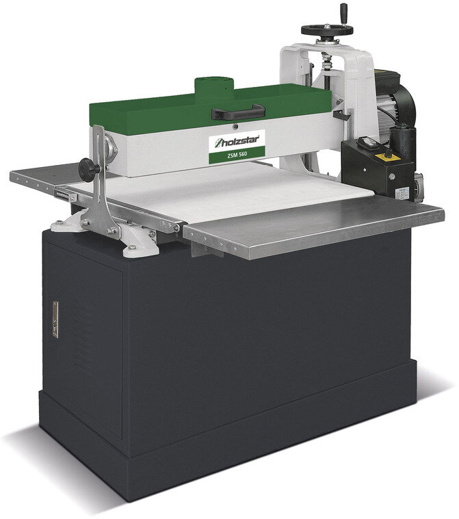 Sylindersliper maks. gjennomstrømning 555 mm maks. arbeidsstykkehøyde 80 mm 1,1 kW 230V Holzstar