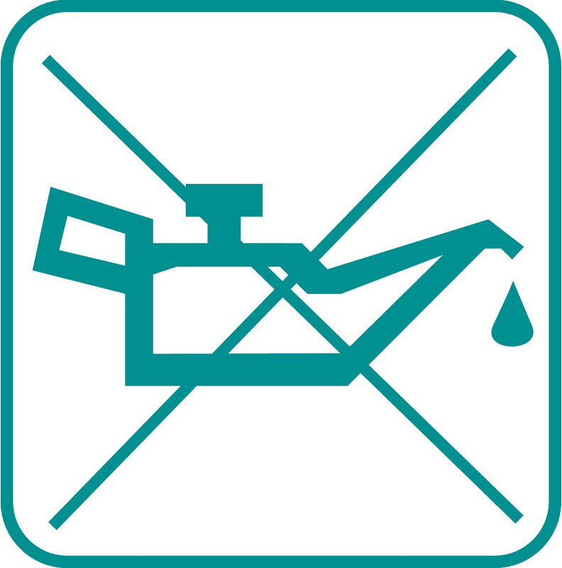 Kompressor, tystgående, oljefri panna, 6 l, 0,6 kW / 0,81 pk, 111 l/min, 8 bar, 230 V, flygplan