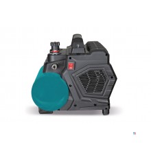 Kompressor, tystgående, oljefri panna, 6 l, 0,6 kW / 0,81 pk, 111 l/min, 8 bar, 230 V, flygplan