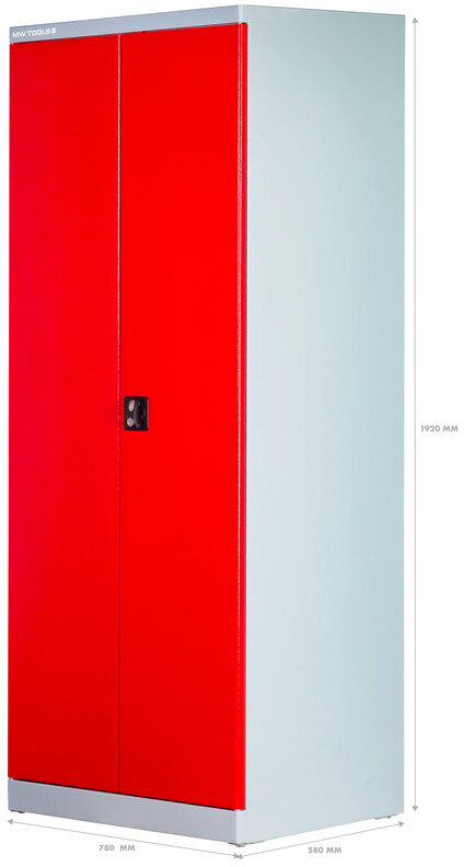 Opbevaringsskab med 3 skuffer 780x580x1920mm MW Tools