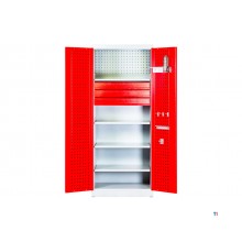 Opbevaringsskab med 3 skuffer 780x580x1920mm MW Tools