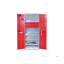 Opbevaringsskab med 3 skuffer 780x580x1920mm MW Tools