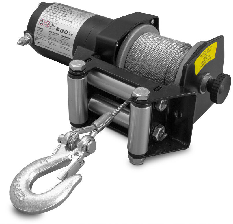 Vinsj 12V 907kg 750W 15,2m MW Verktøy