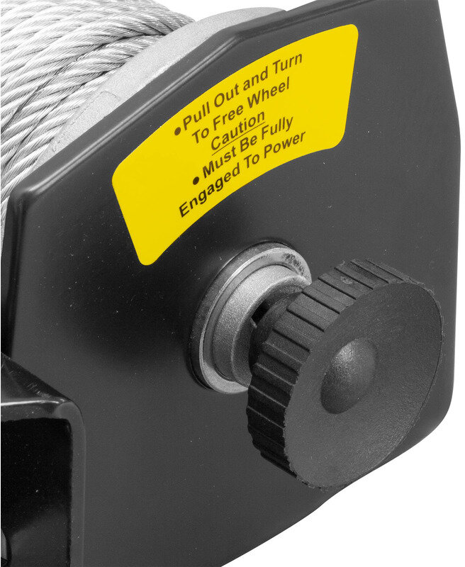 Vinsj 12V 907kg 750W 15,2m MW Verktøy