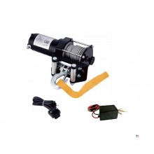 Vinsj 12V 907kg 750W 15,2m MW Verktøy