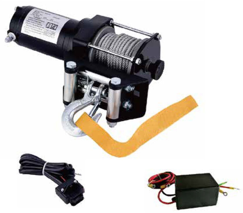 Vinsj 12V 907kg 750W 15,2m MW Verktøy