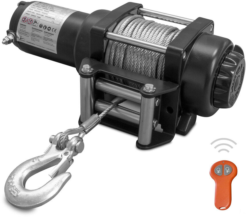 Seilwinde 12V 1360kg Funksteuerung MW Tools Seilwinde 12V 1360kg Funksteuerung MW Tools