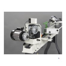 Drechselbank max. Drehdurchmesser 306 mm Spitzenlänge 900 mm 0,55 kW 230V 10 mechanische variable Geschwindigkeiten Holzstar