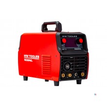 AC/DC TIG welding inverter 200 A for welding in TIG AC, DC, PULSE TIG, and MMA electrodes. MW Tools