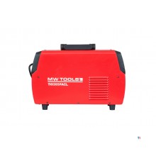 AC/DC TIG welding inverter 200 A for welding in TIG AC, DC, PULSE TIG, and MMA electrodes. MW Tools