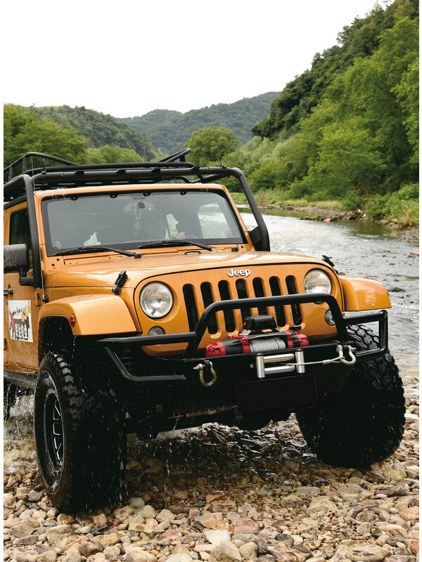 12V spil, 5443 kg, 26 m stålkabel, trådløs fjernbetjening, MW Tools