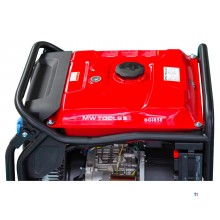 Benzine inverter generator 8,5 kW 230 V met elektrische start en ATS stekker MW Tools Benzine inverter generator 8,5 kW 230 V met elektrische start en ATS stekker MW Tools