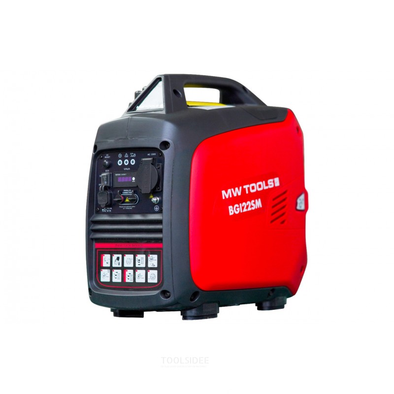 Hiljainen bensiinikäyttöinen invertterigeneraattori 2,0 kW 230 V MW Tools Hiljainen bensiinikäyttöinen invertterigeneraattori 2,0 kW 230 V MW Tools