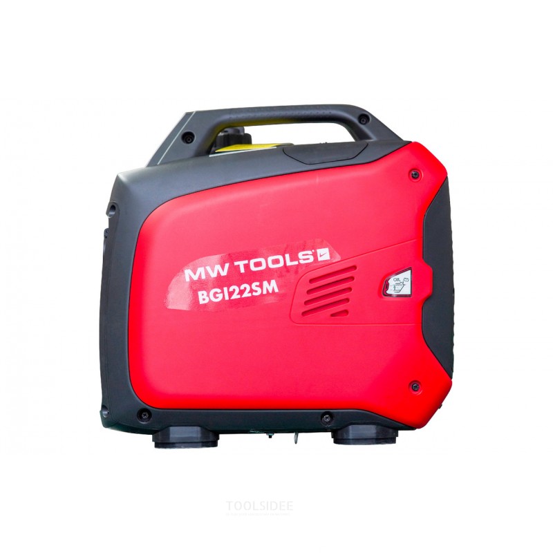 Hiljainen bensiinikäyttöinen invertterigeneraattori 2,0 kW 230 V MW Tools Hiljainen bensiinikäyttöinen invertterigeneraattori 2,0 kW 230 V MW Tools