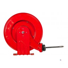 Avvolgitore aria compressa olio e acqua 15 m Ø 1/2" 160 bar Acciaio verniciato a polvere con avvolgimento automatico e supp