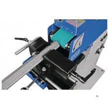 Båndsliber, rørsliber, 100x2000 mm, 2,5/3,3 kW, 400V, rør 20-78 mm, inkl. udsugning, Metallkraft