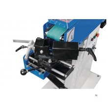 Båndsliber, rørsliber, 100x2000 mm, 2,5/3,3 kW, 400V, rør 20-78 mm, inkl. udsugning, Metallkraft