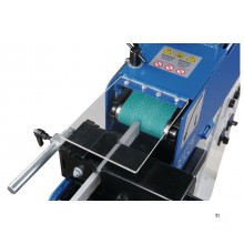 Båndsliber, rørsliber, 100x2000 mm, 2,5/3,3 kW, 400V, rør 20-78 mm, inkl. udsugning, Metallkraft