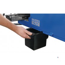 Båndsliber, rørsliber, 100x2000 mm, 2,5/3,3 kW, 400V, rør 20-78 mm, inkl. udsugning, Metallkraft