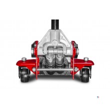 Hydraulische krik, dubbele pomp 3T MW Tools