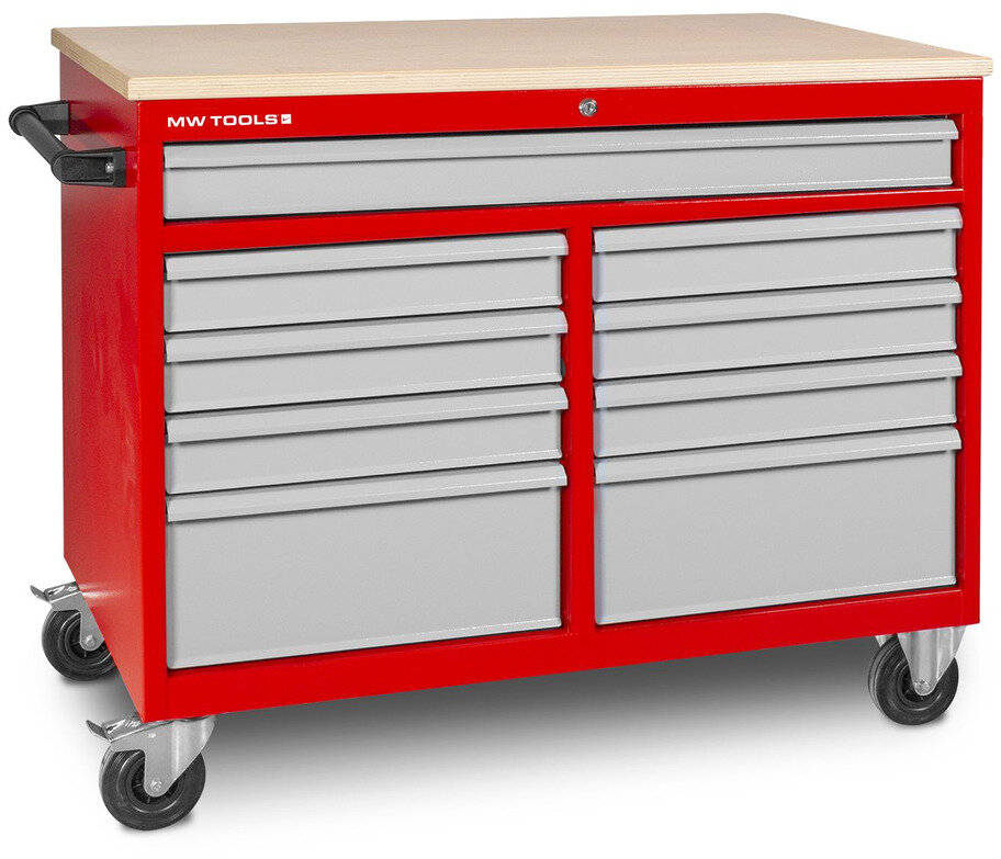 Mobilt arbetsbord 9 lådor MW Tools