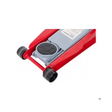 Hydraulische krik 'extra laag", dubbele pomp 2,5T MW Tools