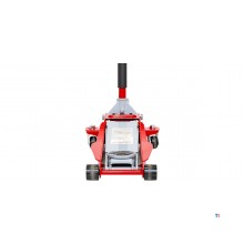 Hydraulische krik 'extra laag", dubbele pomp 2,5T MW Tools