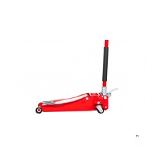 Hydraulische krik 'extra laag", dubbele pomp 2,5T MW Tools