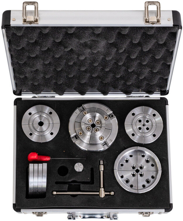 Professionele houtklauwplaten set 4 bekken ø95 mm M33x3,5 MW-Tech