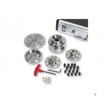 Professionele houtklauwplaten set 4 bekken ø95 mm M33x3,5 MW-Tech