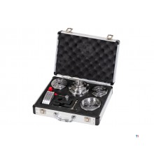 Professionele houtklauwplaten set 4 bekken ø95 mm M33x3,5 MW-Tech