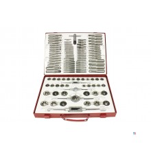 Professional 110-piece tapping and cutting plate set SAE / Metric MW Tools